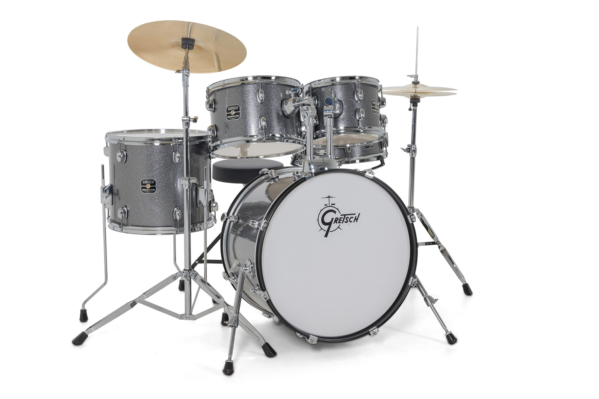 GRETSCH Drumset Renegade 20" BD Grey Sparkle