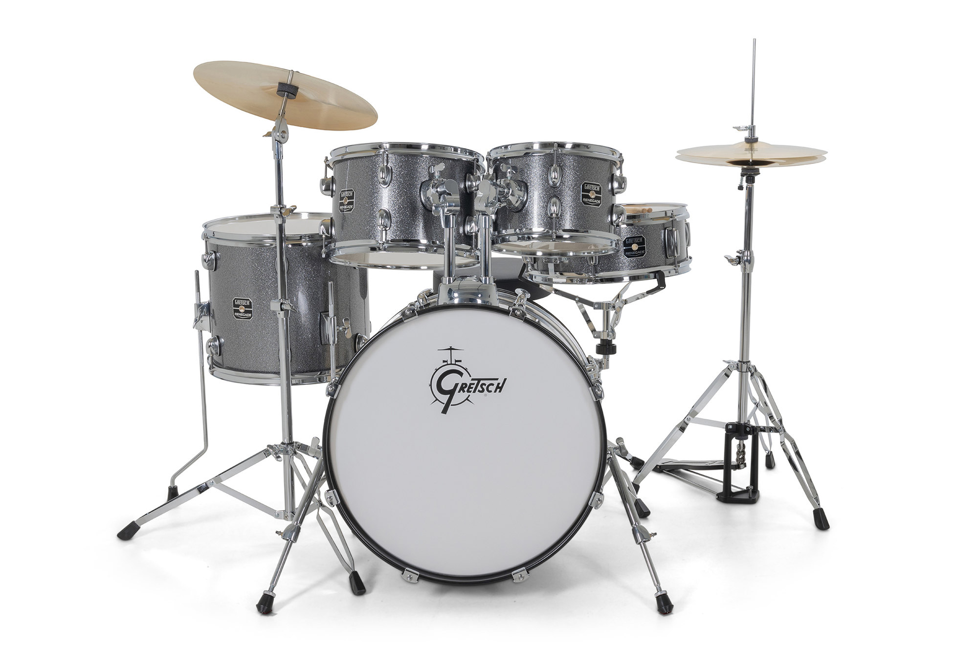 GRETSCH Drumset Renegade 20" BD Grey Sparkle