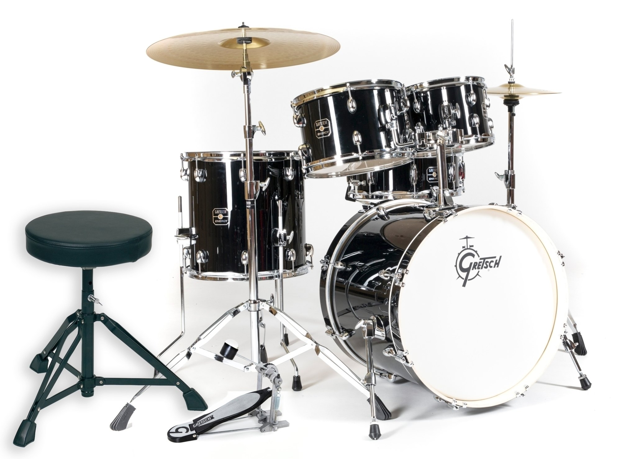 GRETSCH Energy Drumset 20" BD Black