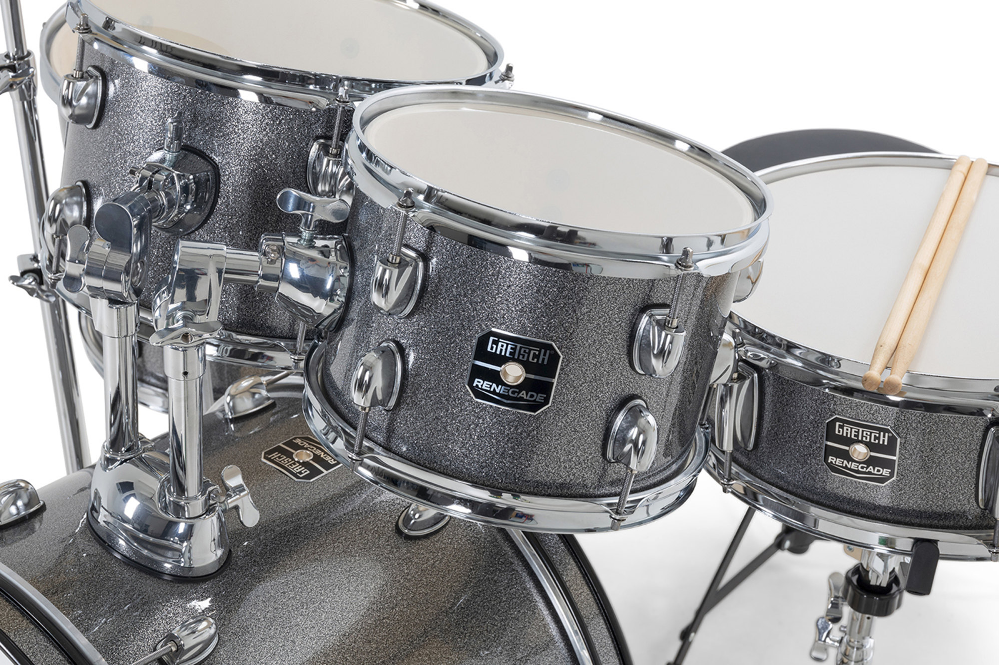 GRETSCH Drumset Renegade 20" BD Grey Sparkle