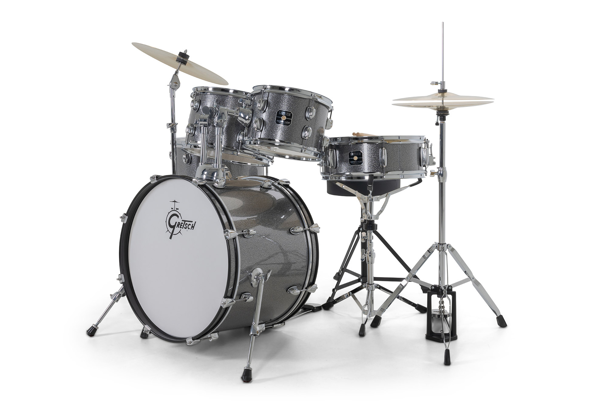 GRETSCH Drumset Renegade 20" BD Grey Sparkle
