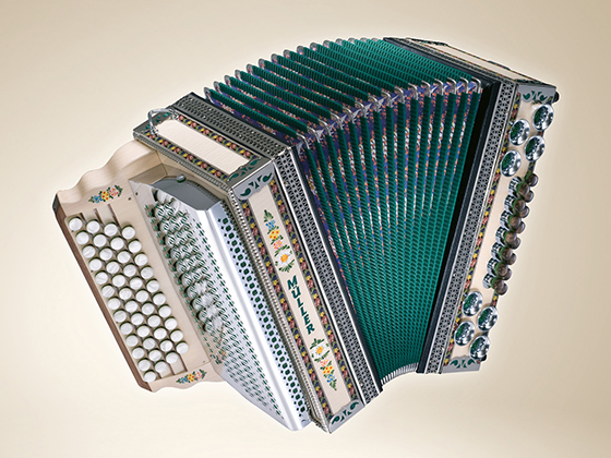 MÜLLER Modell "Tirol" Steirische Harmonika 4-Reihig