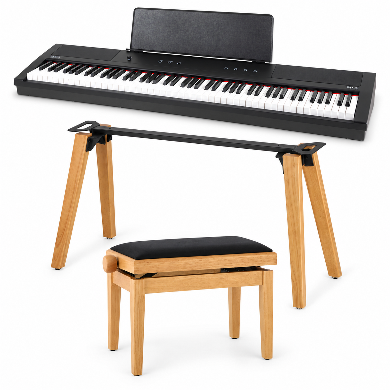 GEWA PP-3 Design Bundle Digitalpiano im Set inkl. Pianobank