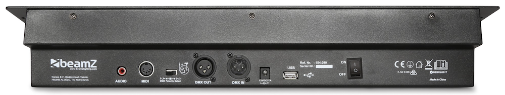 BEAMZ DMX-240 Lichtpult 192 Kanäle back