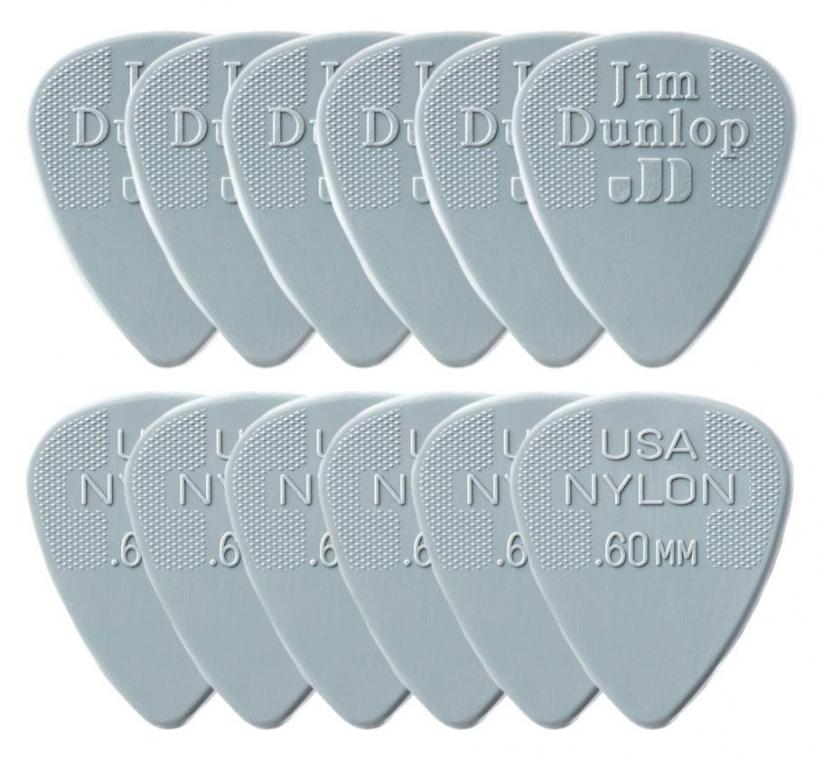 Dunlop Nylon Standard Picks 0,60 mm 12er Player's Pack