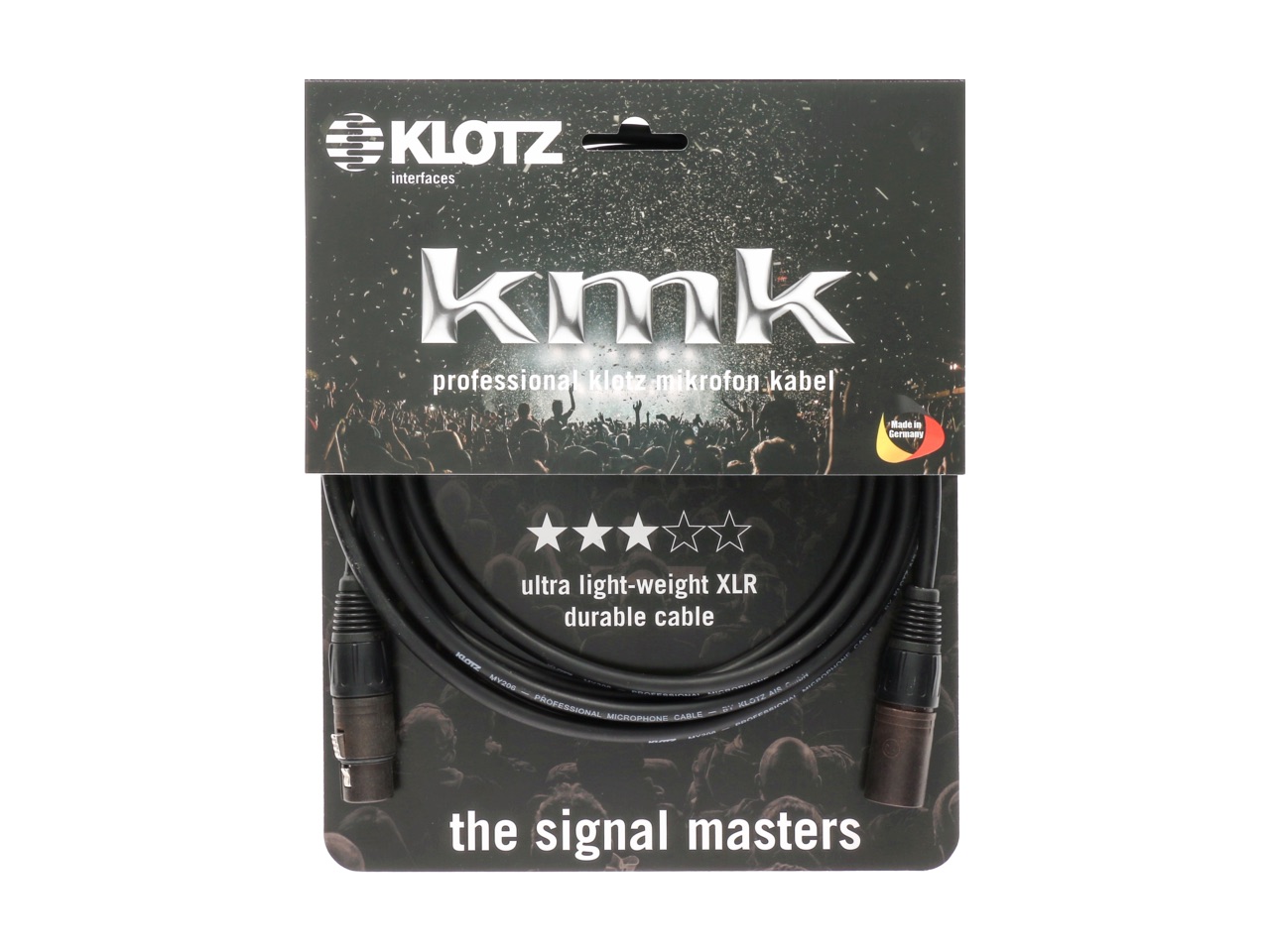 KLOTZ M1FM1K1000 Mikrofonkabel, XLRf - XLRm, 10m