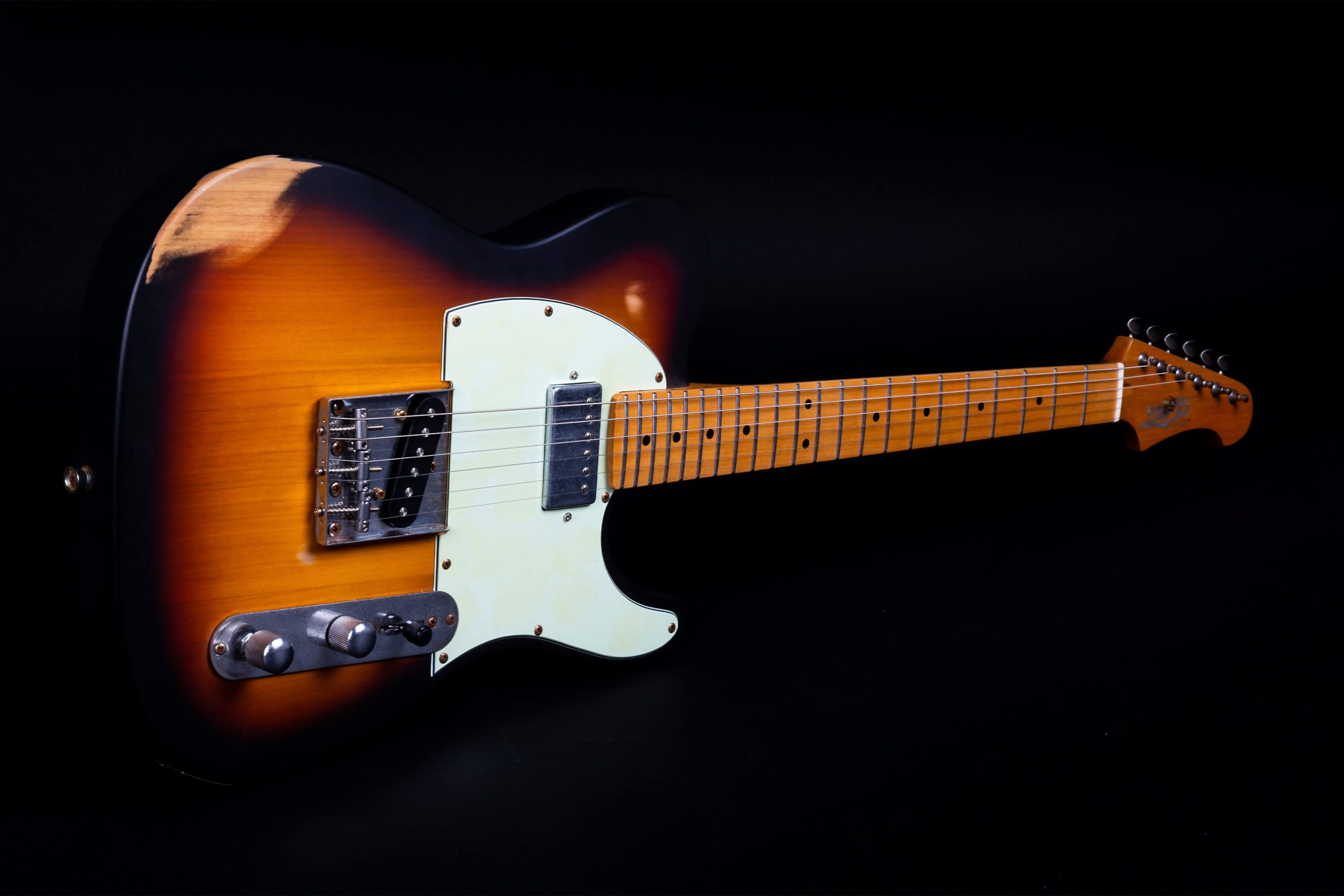 JET JT-350 RLC Sunburst Distressed E-Gitarre