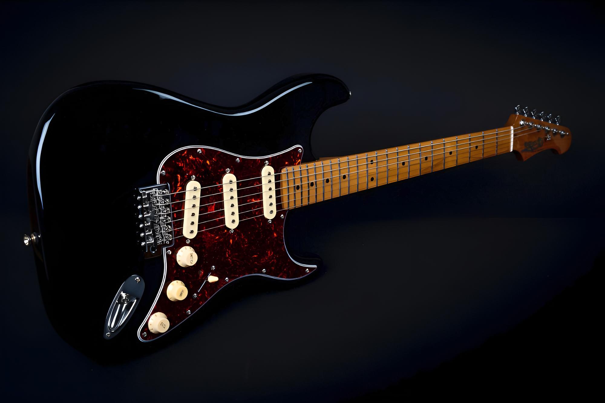 JET Guitars JS300 BK Black E-Gitarre