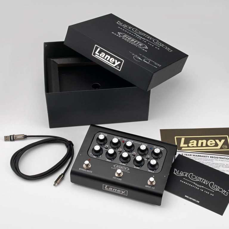 LANEY BCC-DB-EAST-PRE – Nathan East Signature Bass Preamp