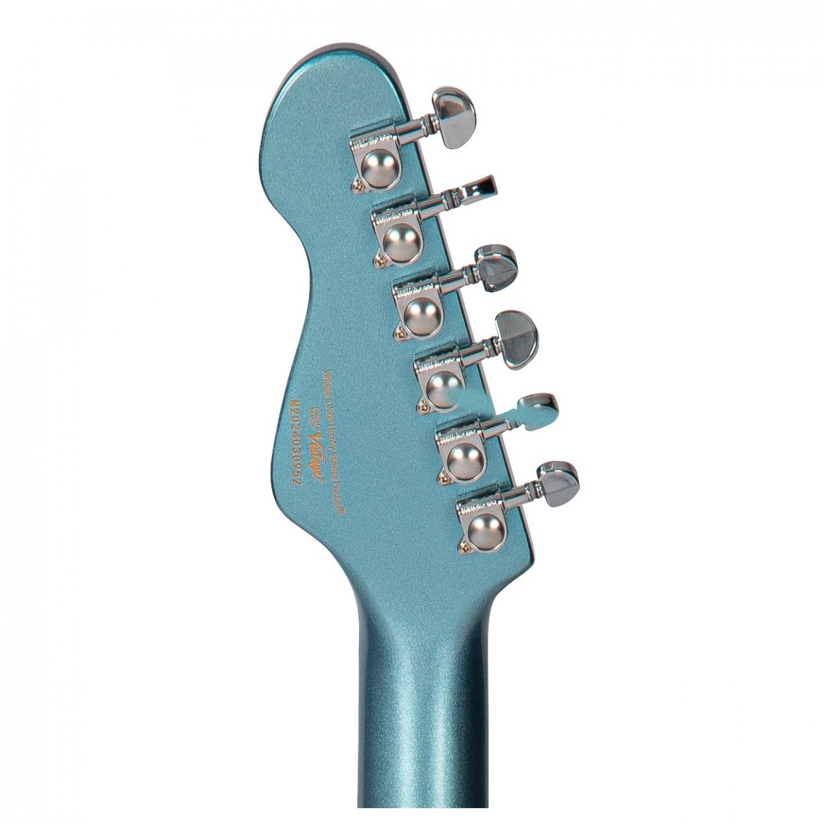 VINTAGE VSA550 "Pretender" Semi Hollow, Gun Hill Blue