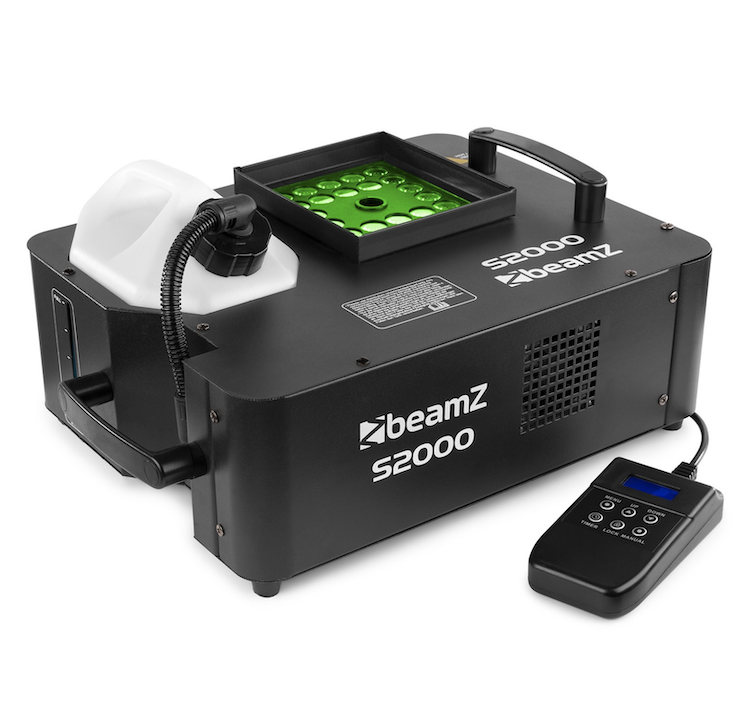 BEAMZ S2000 vertikale Nebelmaschine mit 24x 3W 3-IN-1 LED