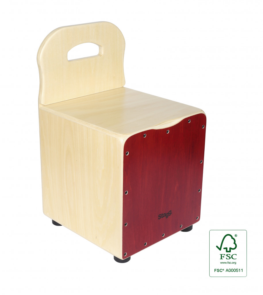 STAGG CAJ-KID-RD Kids Cajon Rot - Cajon für Kinder