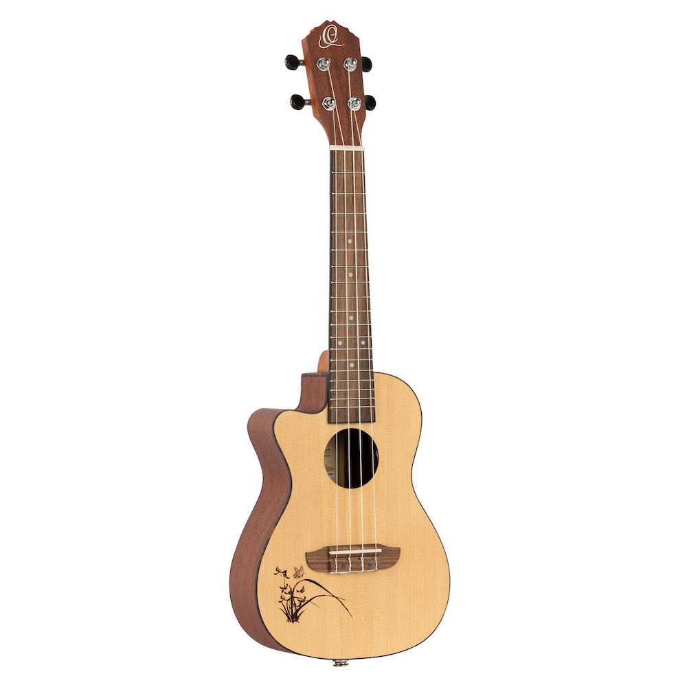 ORTEGA Konzert Ukulele Bonfire Series 4 String lefty