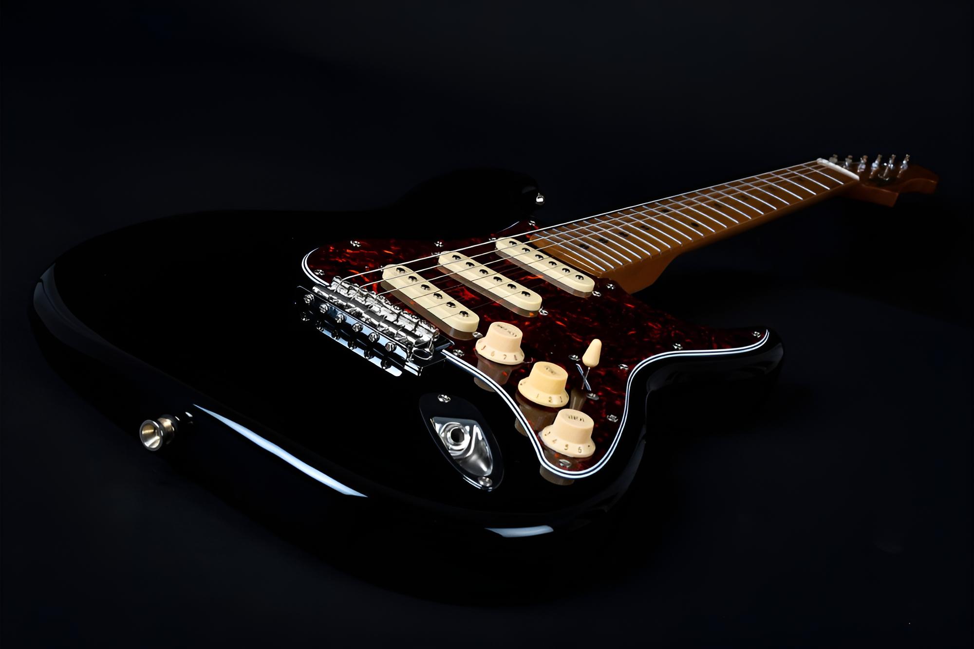 JET Guitars JS300 BK Black E-Gitarre