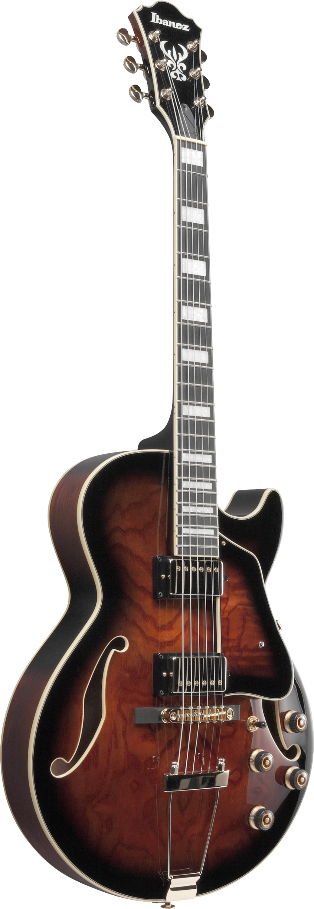 IBANEZ AG95QA Artcore Expressionist Hollowbody 6-String - Desert Brown Sunburst