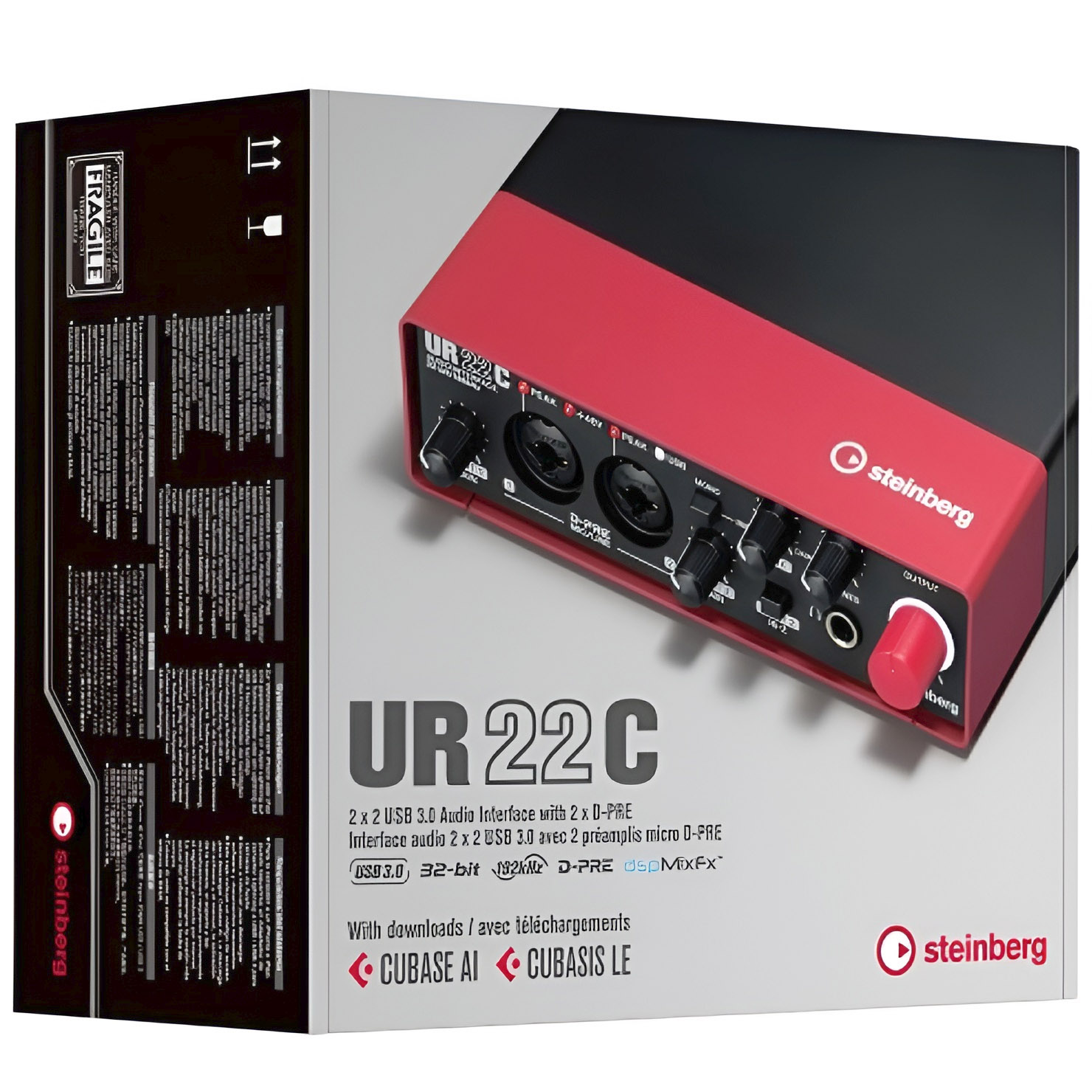 STEINBERG UR 22C Rot 2x2 USB3 Audio und MIDI-Interface