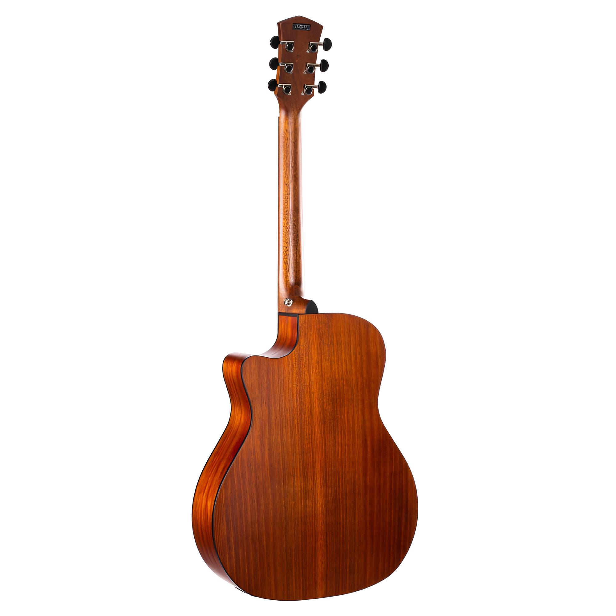 CORT CORE-GA Blackwood Open Pore Light Burst Westerngitarre mit Pickup und Softcase