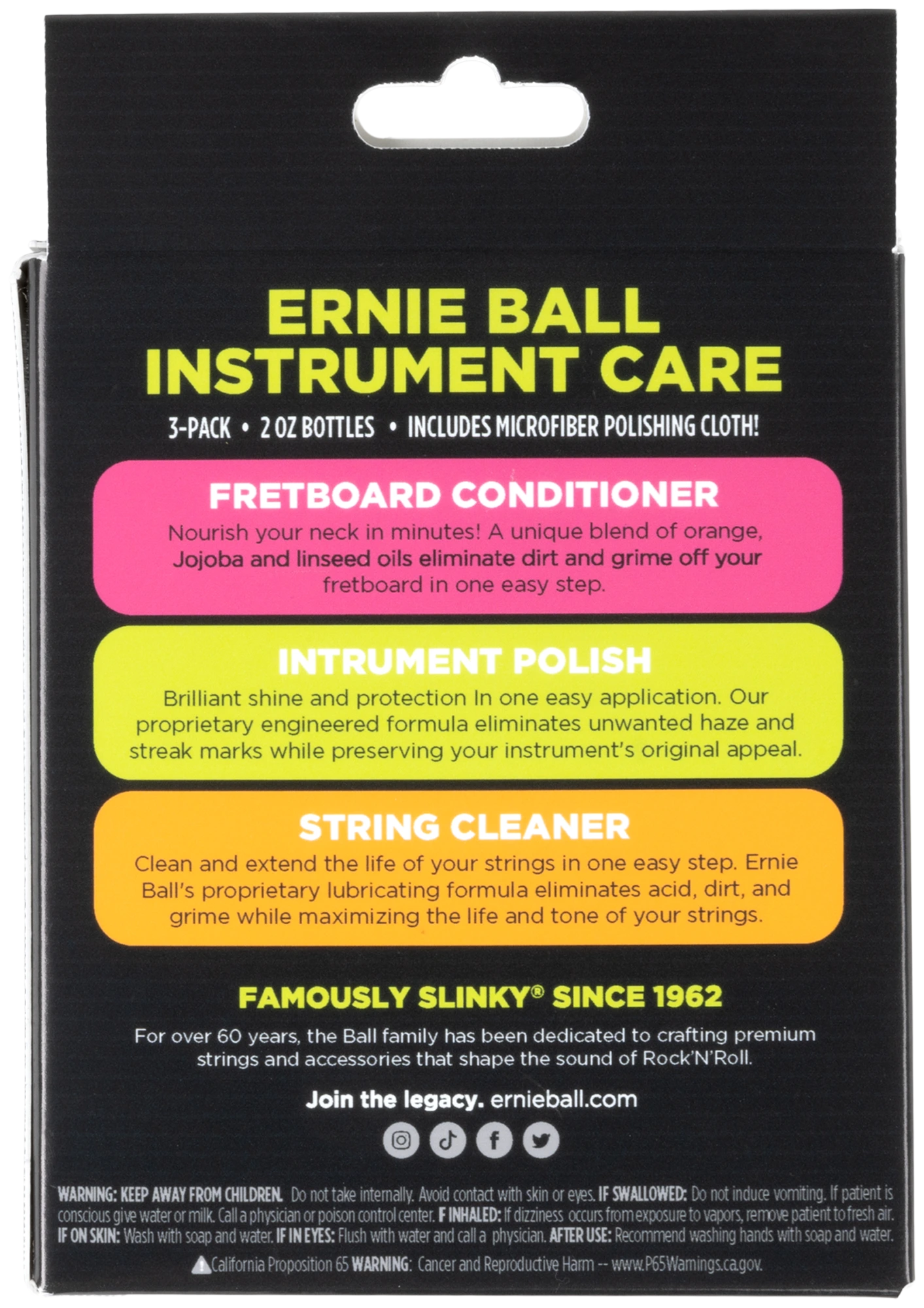ERNIE BALL Instrumentenpflege Set - EB4225