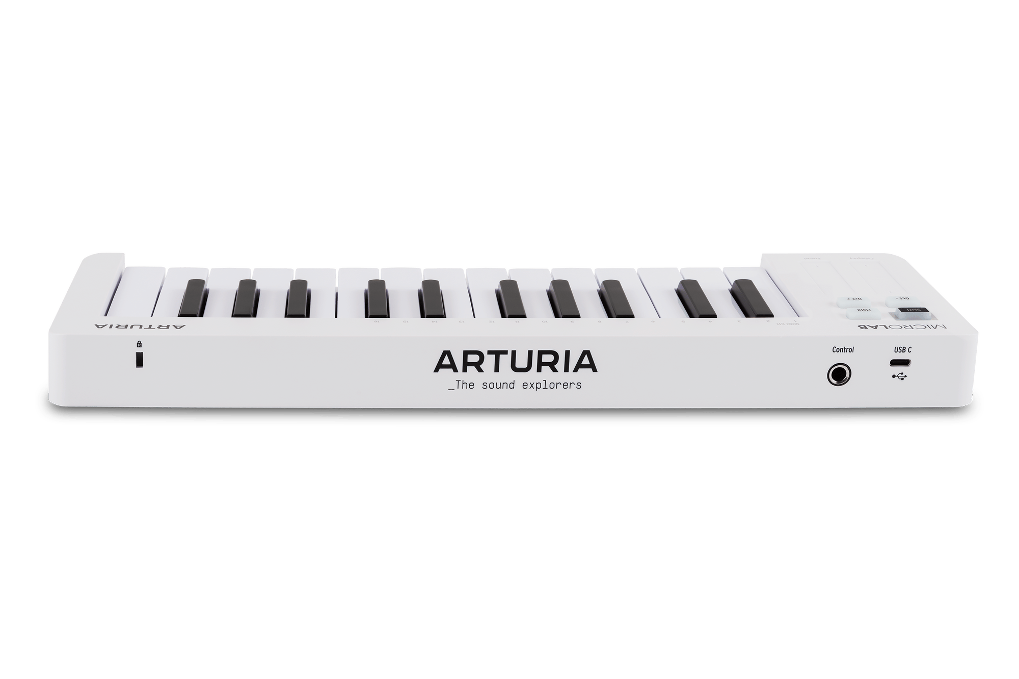 ARTURIA MicroLab Mk3 White MIDI Keyboard