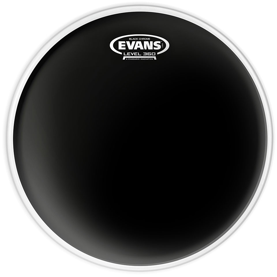 EVANS Tom Fell 13“ Black Chrome TT13CHR