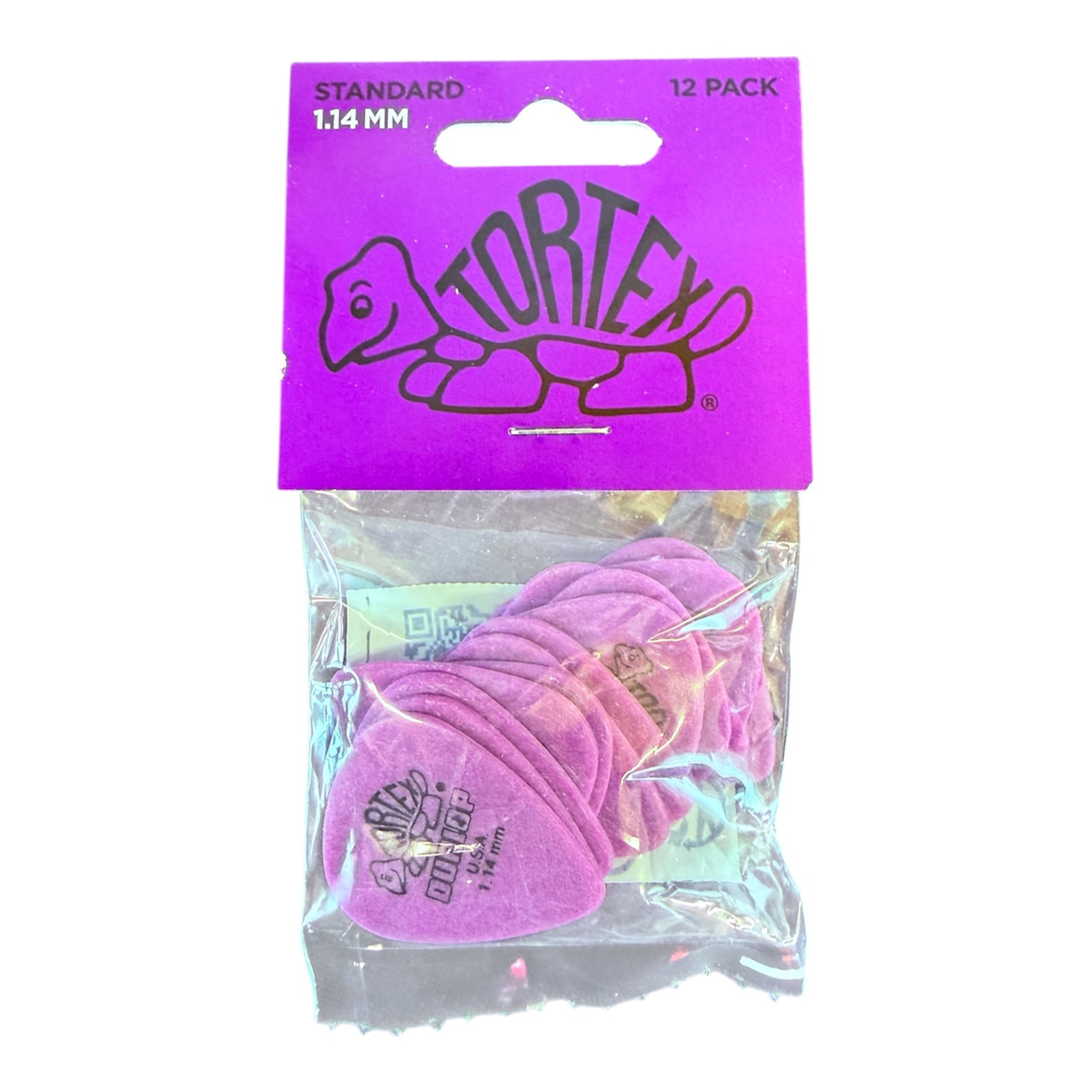 DUNLOP Tortex 1,14 Picks Player's Pack 12 Pack Plektrum Set 1,14 mm