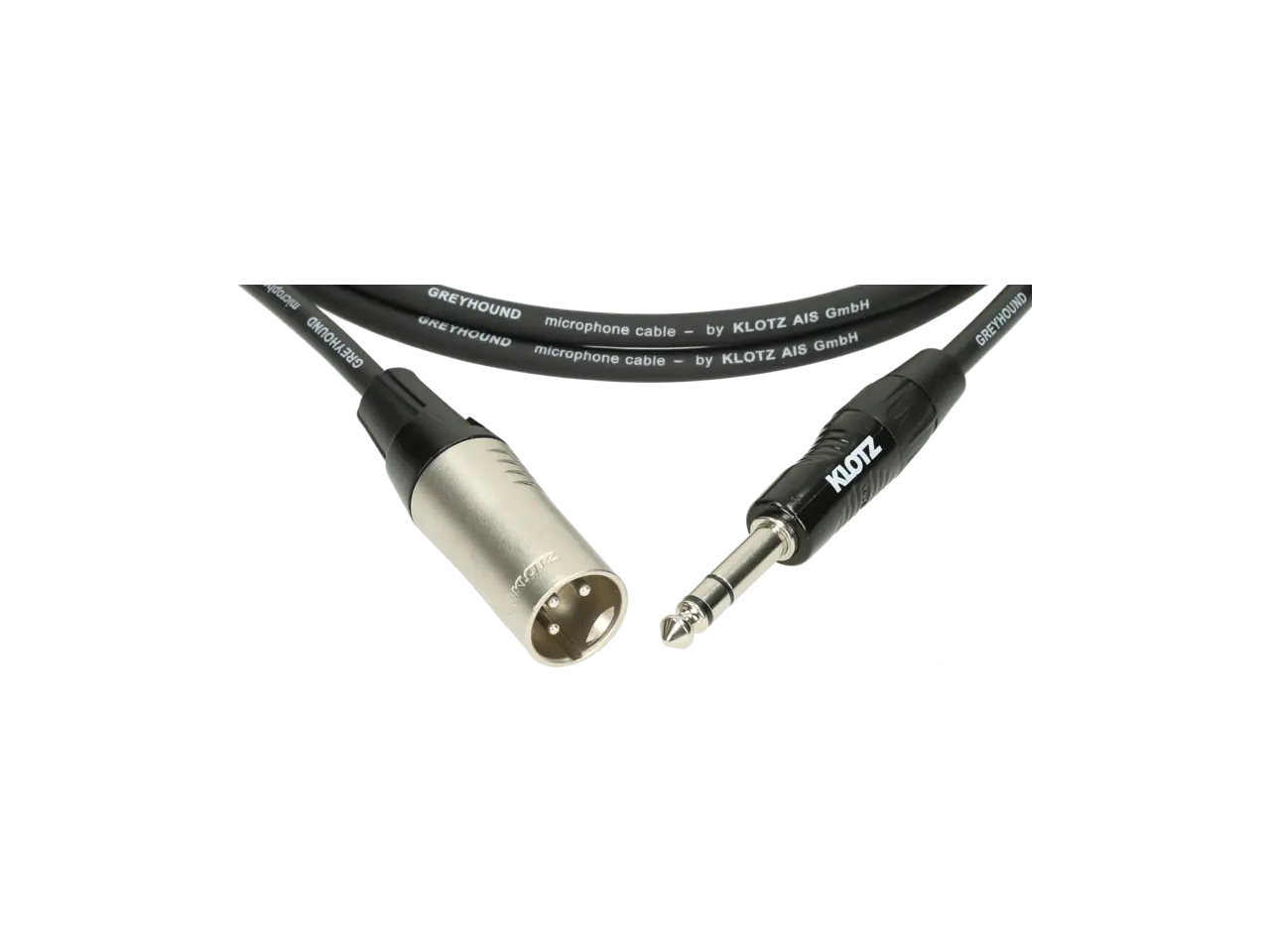 KLOTZ GRG1MP00.6 Greyhound Audiokabel 6,3 mm Klinke Stereo auf XLR Male 0,6 m