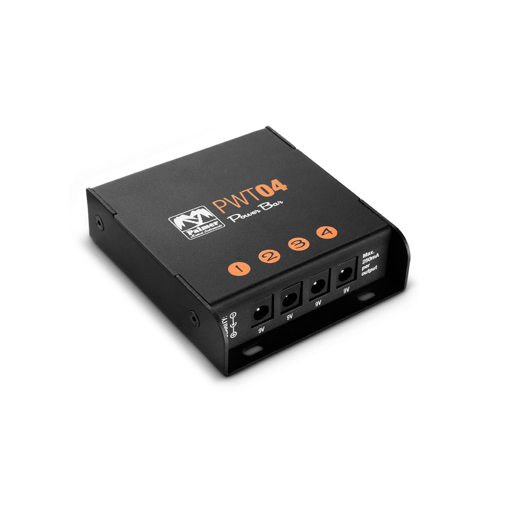 PALMER PWT04 Universal Pedalboard Netzteil 4 Ausgänge
