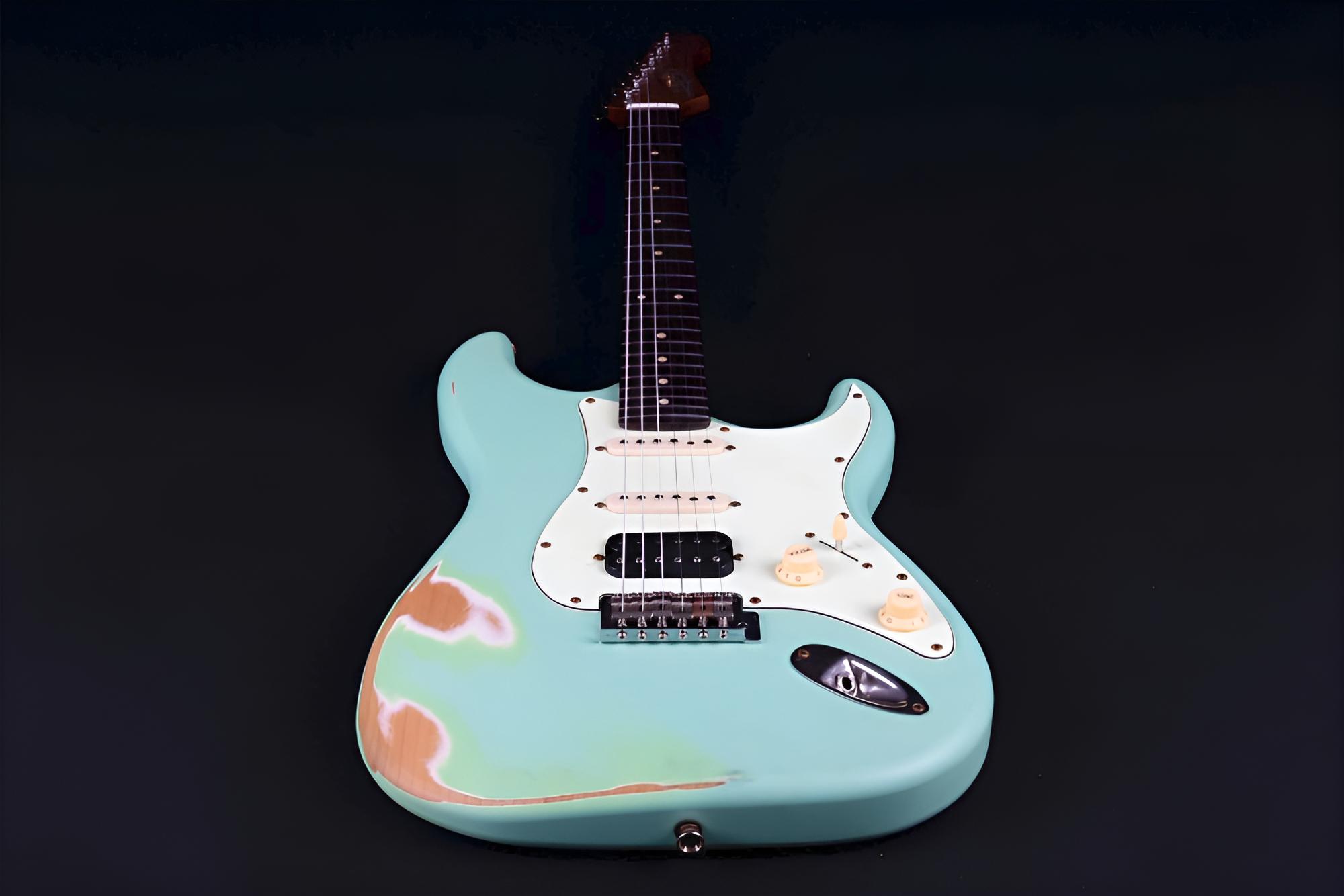 JET Guitars JS400 RSFG Surfgreen Relic E-Gitarre