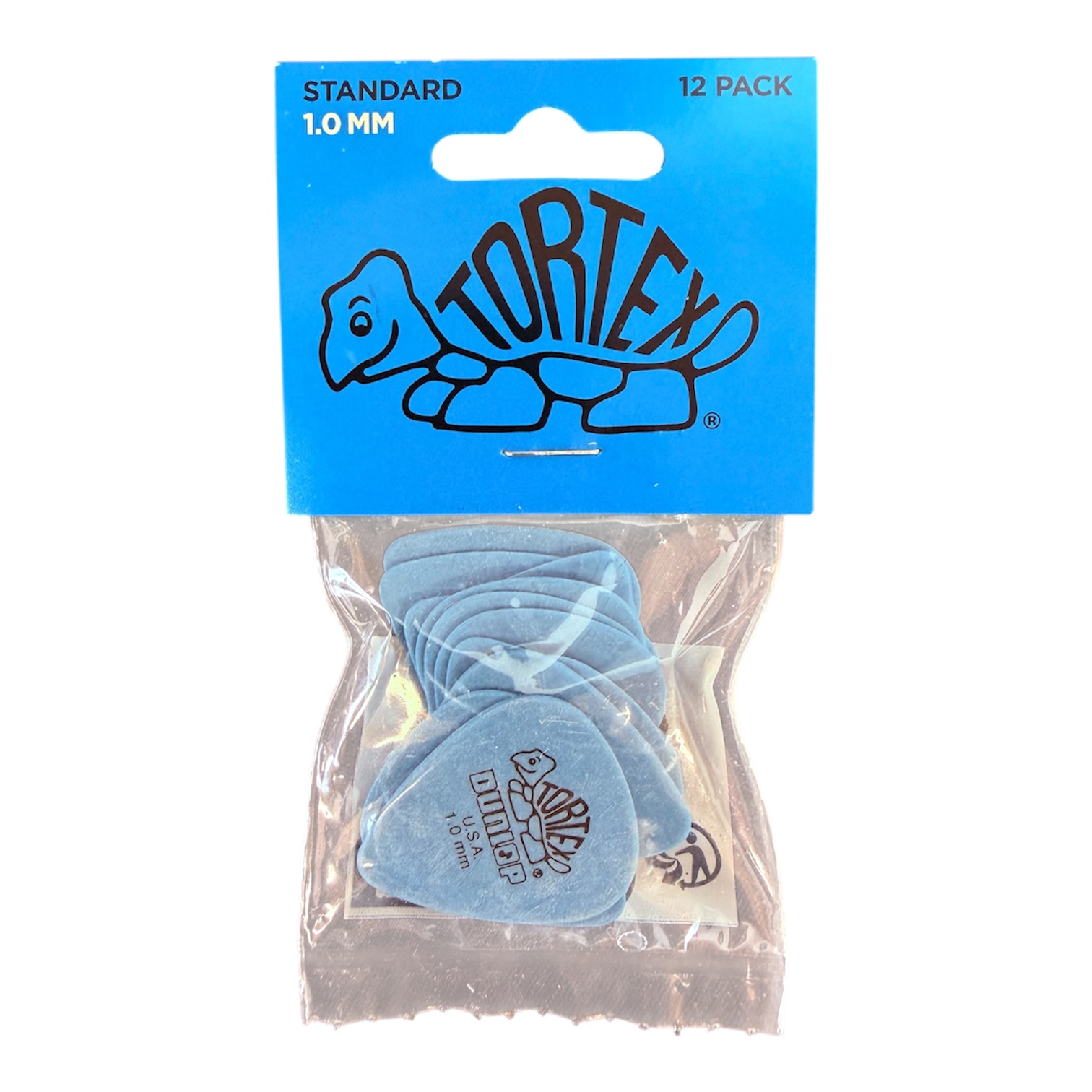 DUNLOP Tortex 1,00 Picks Player's Pack 12 Pack Plektrum Set 1,00 mm