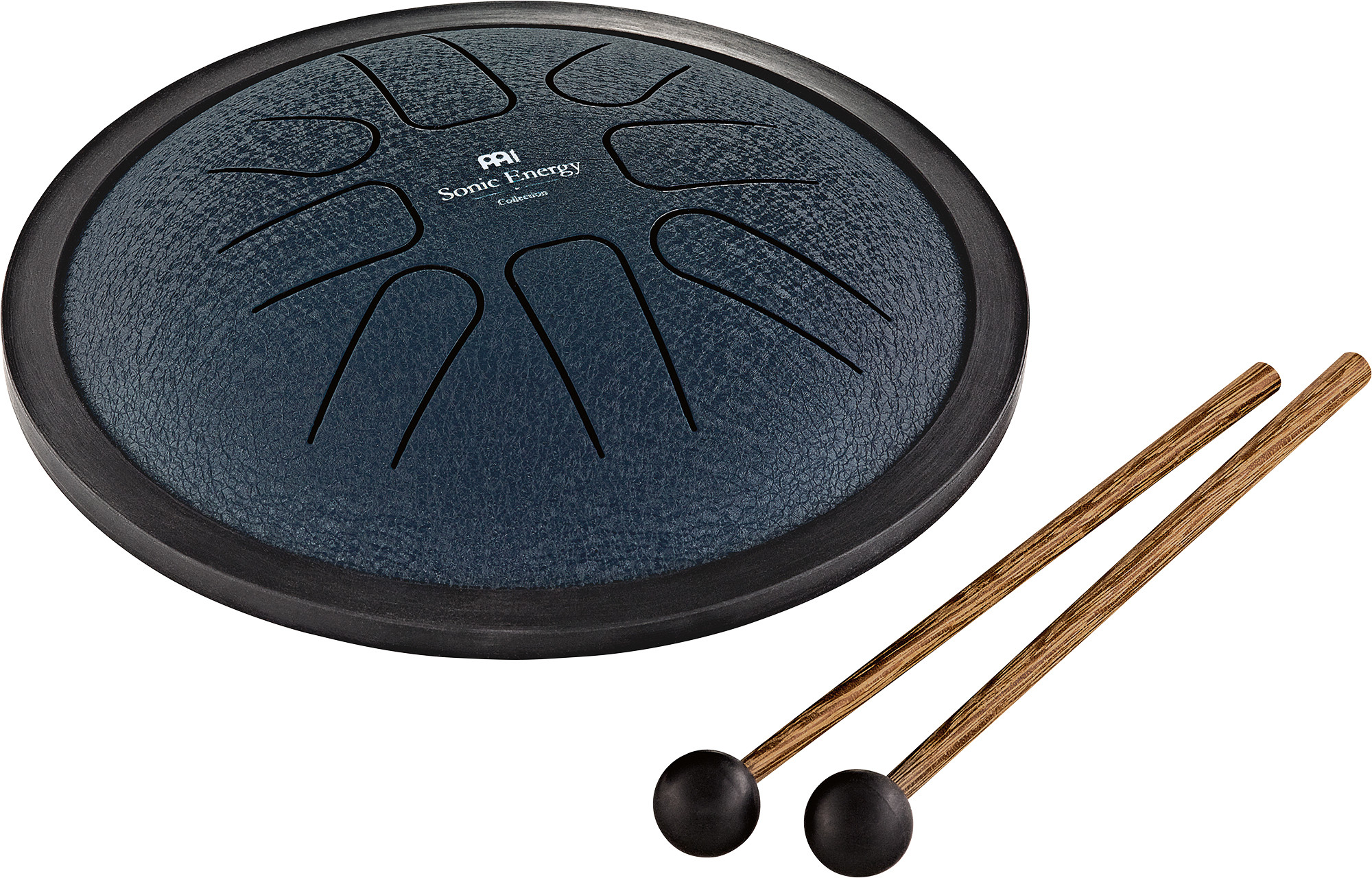 MEINL SSTD2NB Sonic Energy Small Steel Tongue Drum 7" – G Moll, 440 Hz, Marineblau