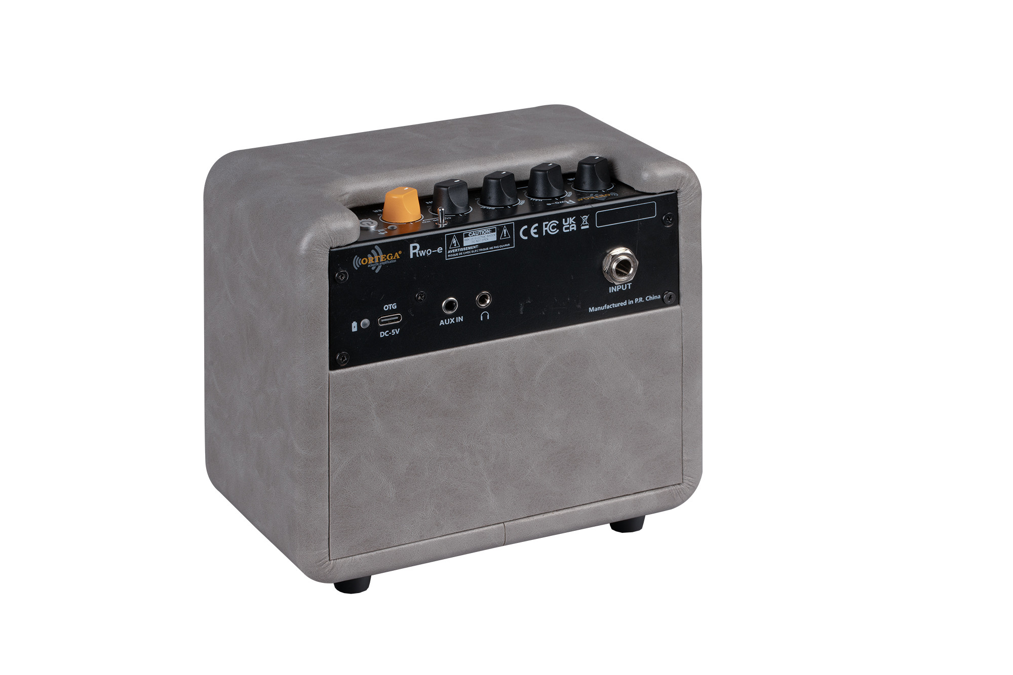 ORTEGA PTWO-E Verstärker für E-Gitarre mit Effekten und Bluetooth – 12 Watt