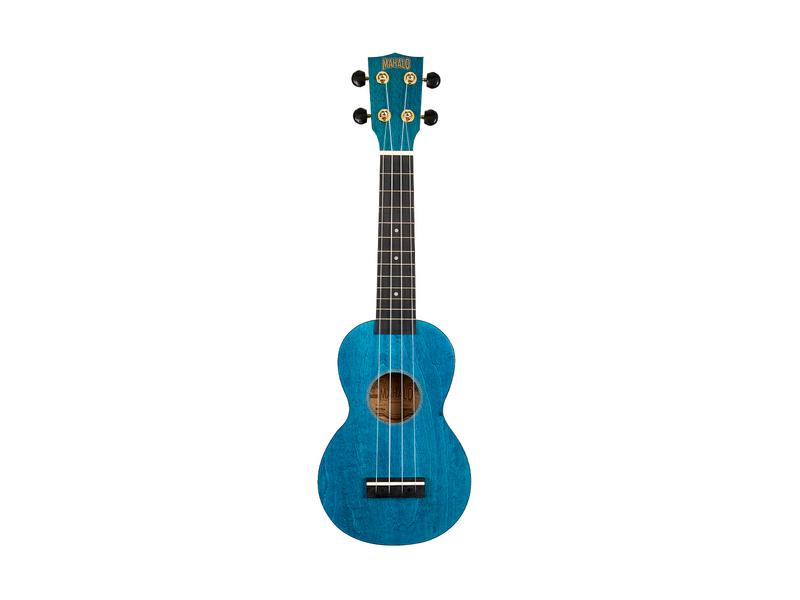 MAHALO MS1-TBU Sopranukulele Slim Line Transparent Blau mit Tasche