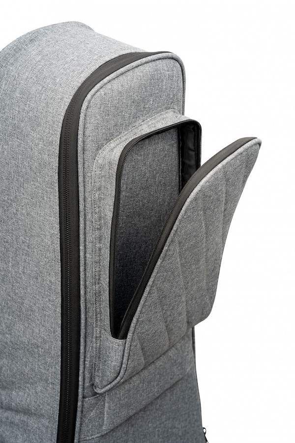 ORTEGA OGBDN-DLX-GY DeLuxe Gigbag Westerngitarre - grau detail
