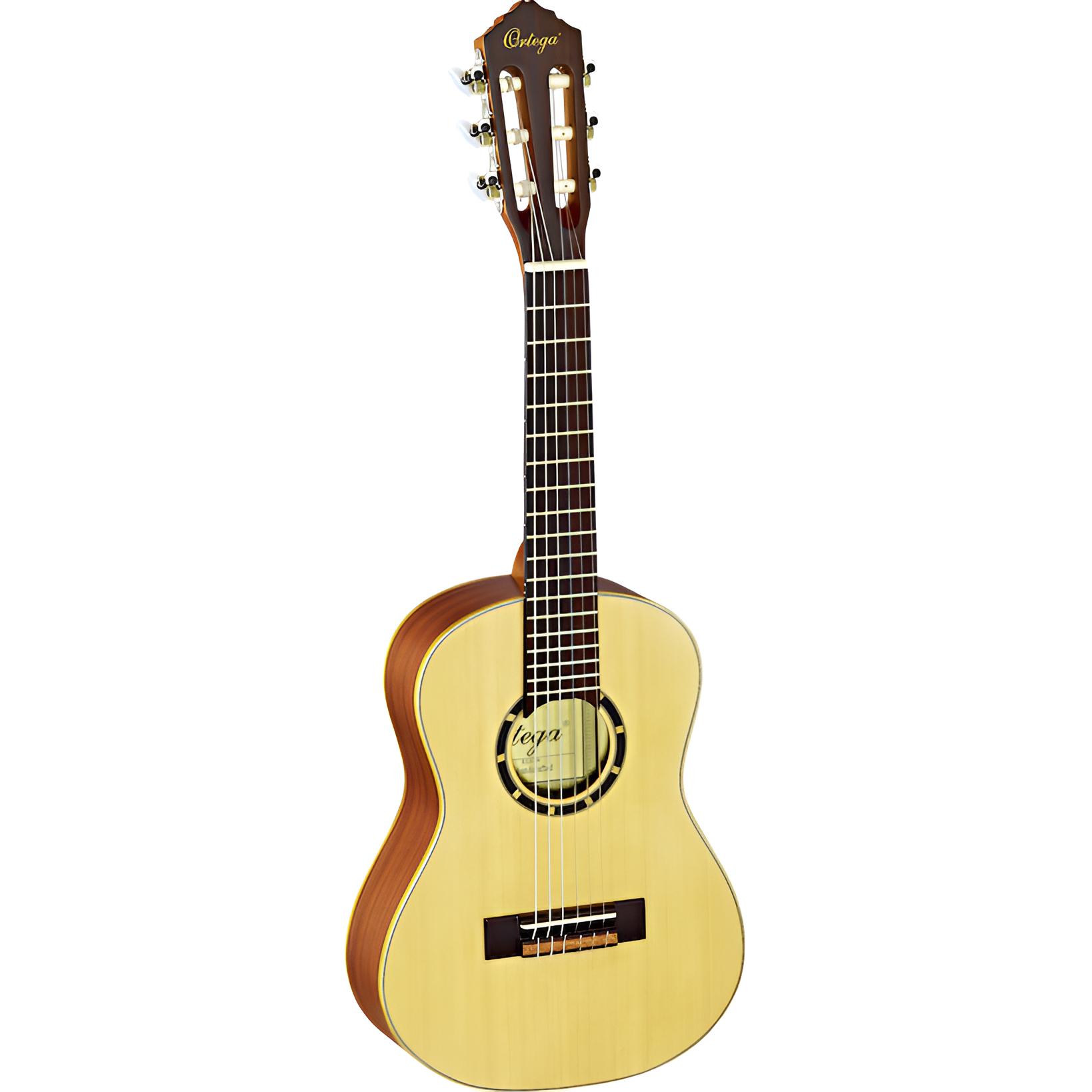 ORTEGA R121 1/4 Family Series Klassikgitarre Natur im Set mit Tasche