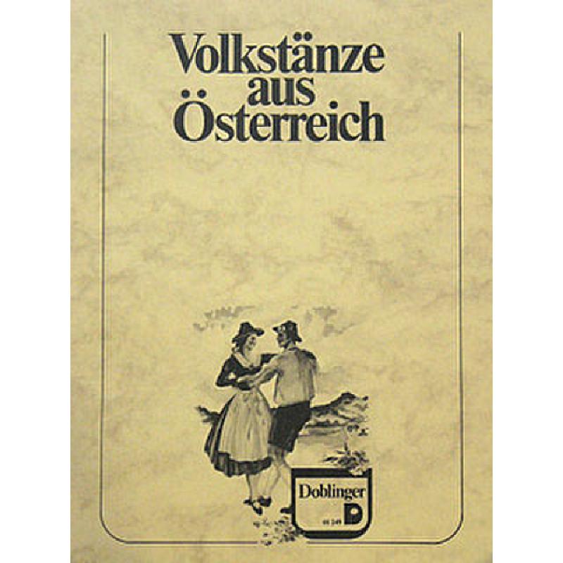 NOTEN Volkstänze aus Österreich DO01249