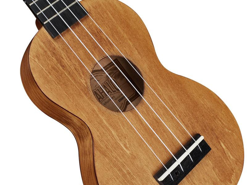 MAHALO MS1-TBR Sopranukulele Slim Line Transparent Brown mit Tasche