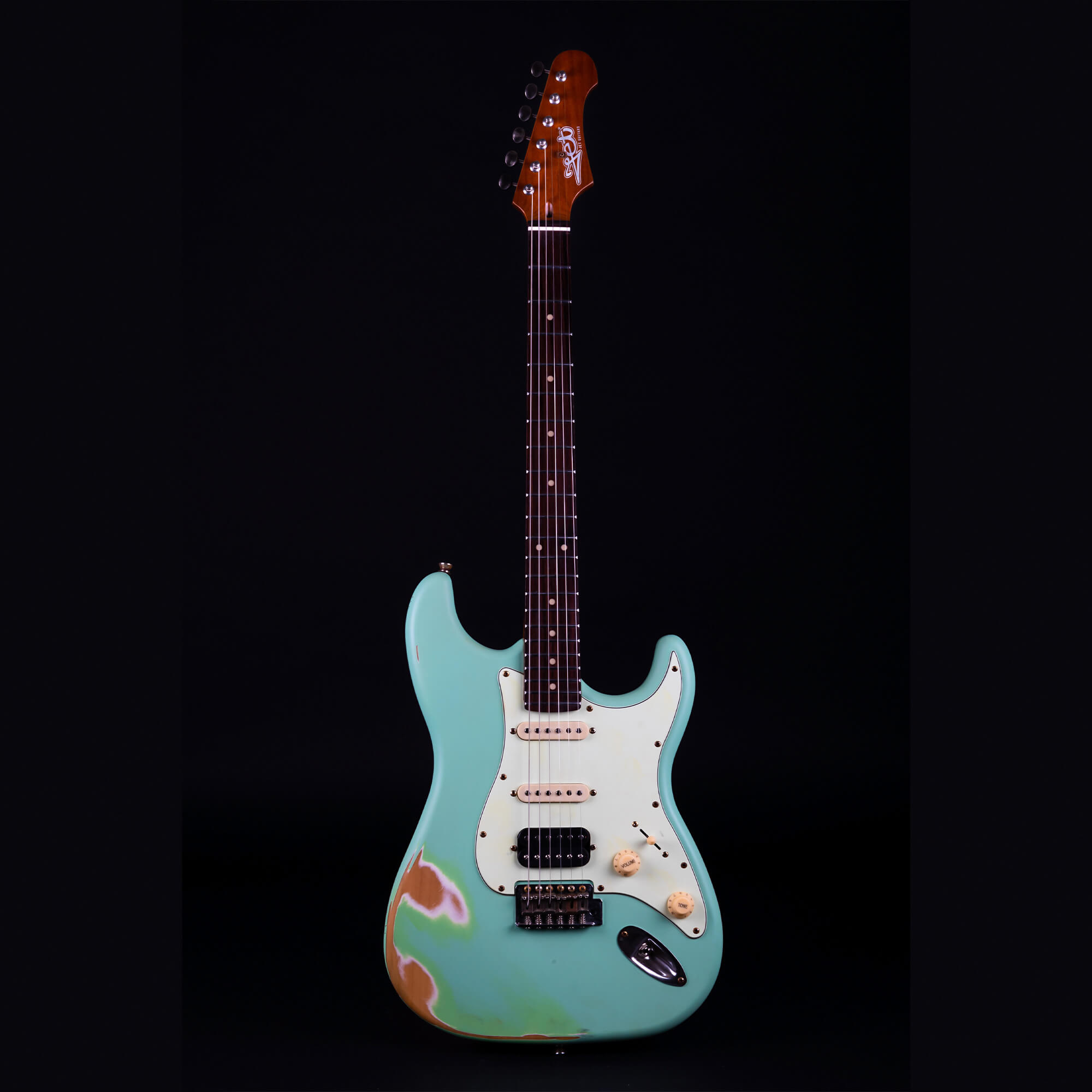 JET Guitars JS400 RSFG Green Relic E-Gitarre