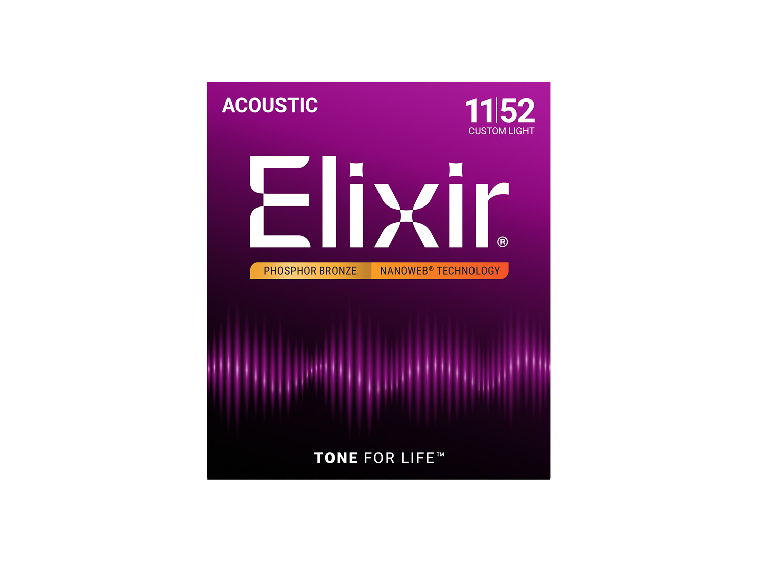 ELIXIR Westerngitarrensaiten Phosphor Bronze 011-052 E16027