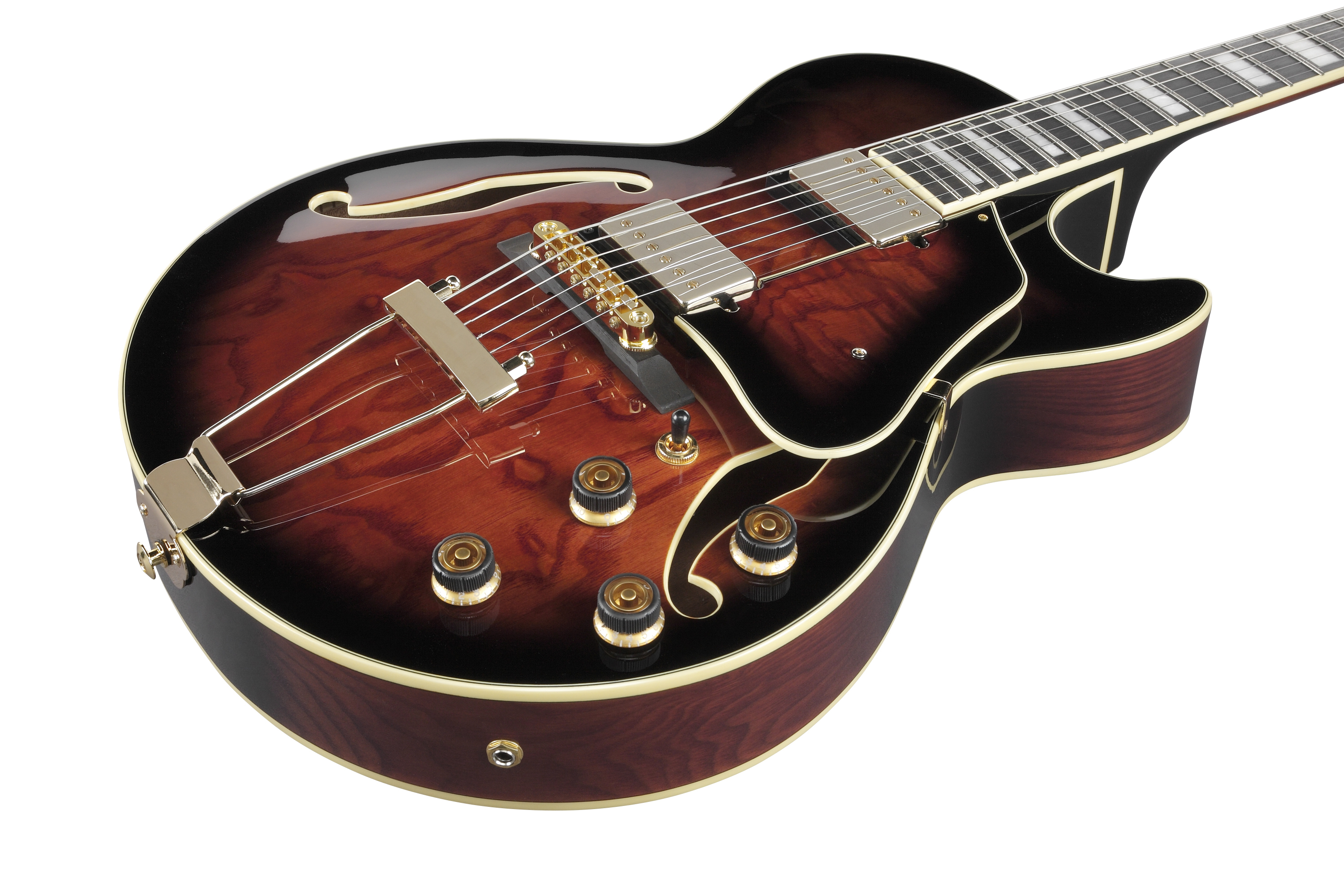 IBANEZ AG95QA Artcore Expressionist Hollowbody 6-String - Desert Brown Sunburst