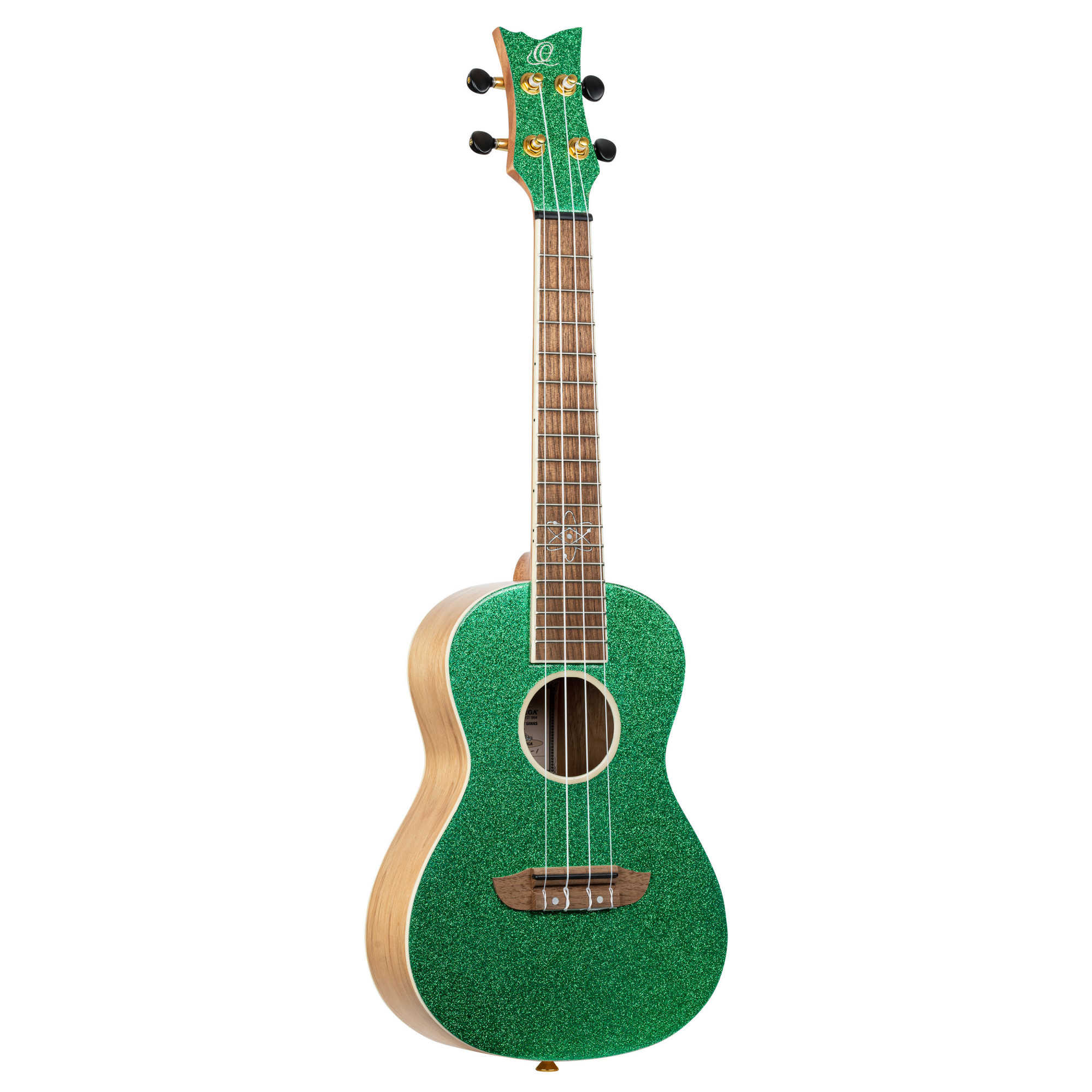 ORTEGA Element Series Konzert Ukulele 4 String - Metallic Green + Bag