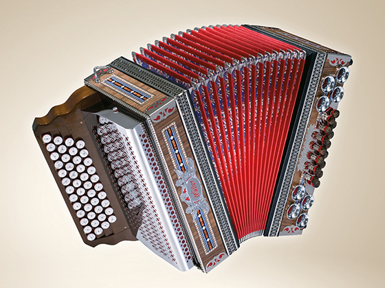MÜLLER Modell "Hochosterwitz" Steirische Harmonika 4-Reihig