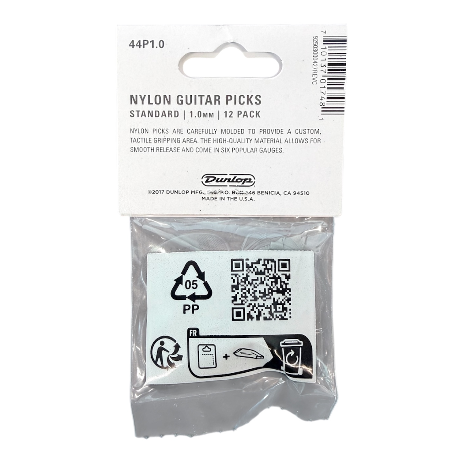 Dunlop Nylon Standard Picks 1,00 mm 12er Player's Pack