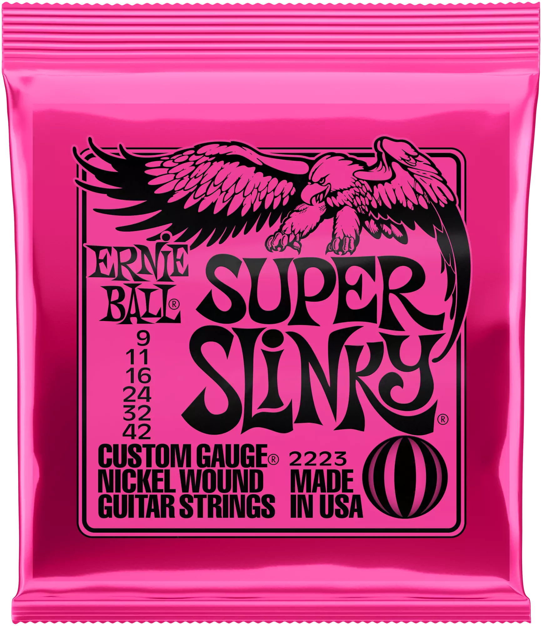 ERNIE BALL Super Slinky E-Gitarrensaiten EB2223 09-42