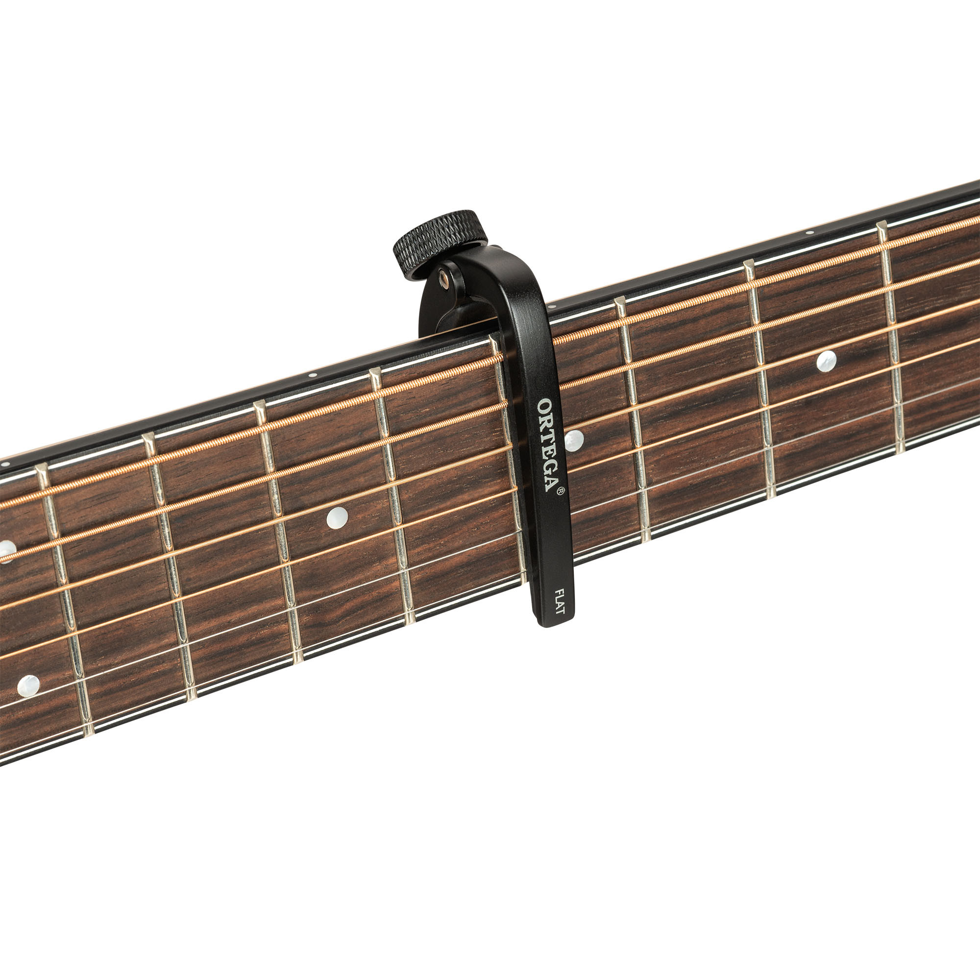 ORTEGA OCAPOPRO-BK Kapodaster Pro Series Flat Capo - Schwarz