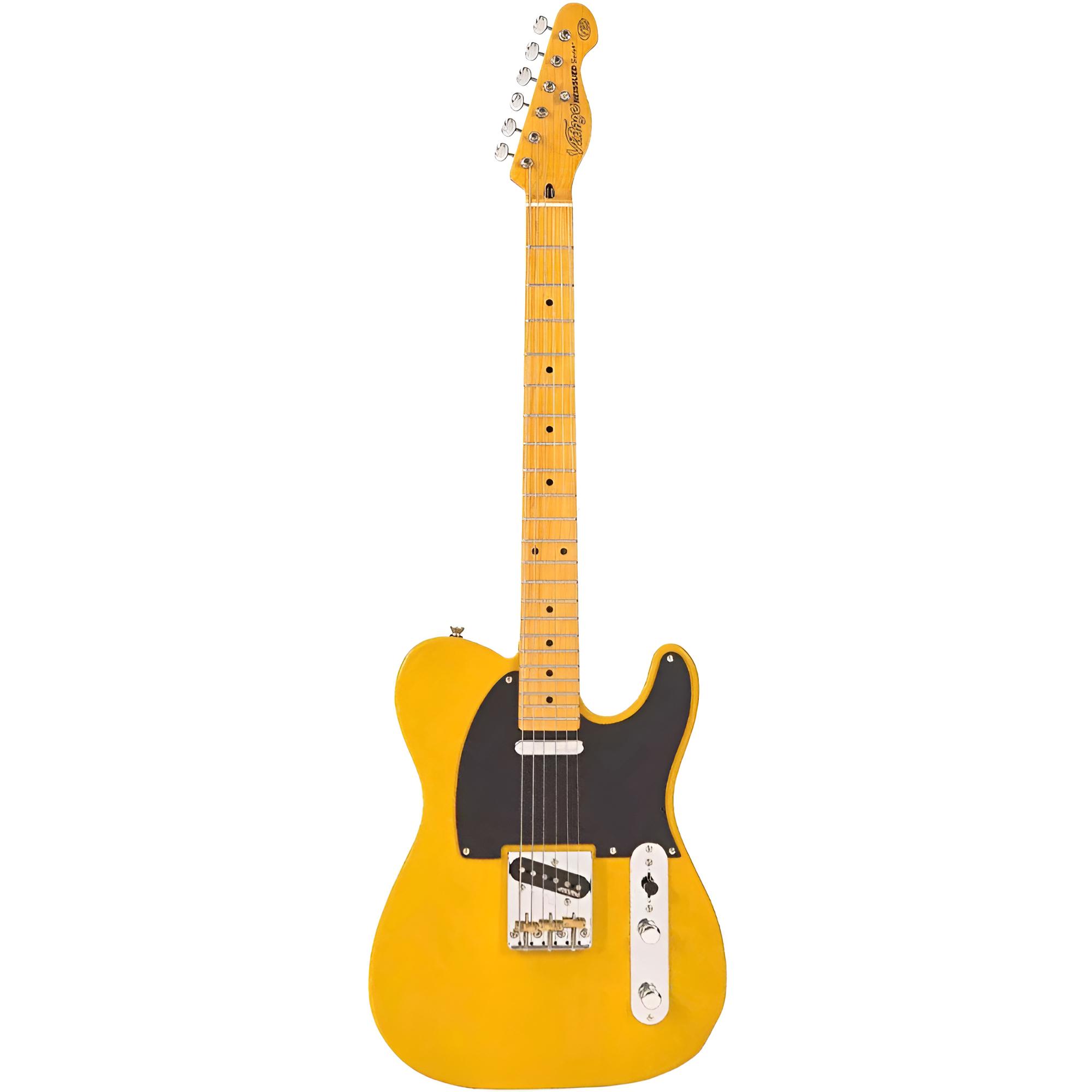 VINTAGE Reissued V52BS Butterscotch T-Style E-Gitarre