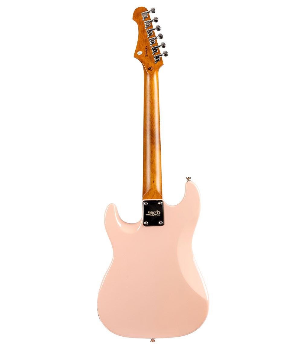 Jet Guitars JS-300 Mini Shell Pink E-Gitarre Shortscael / Kinder