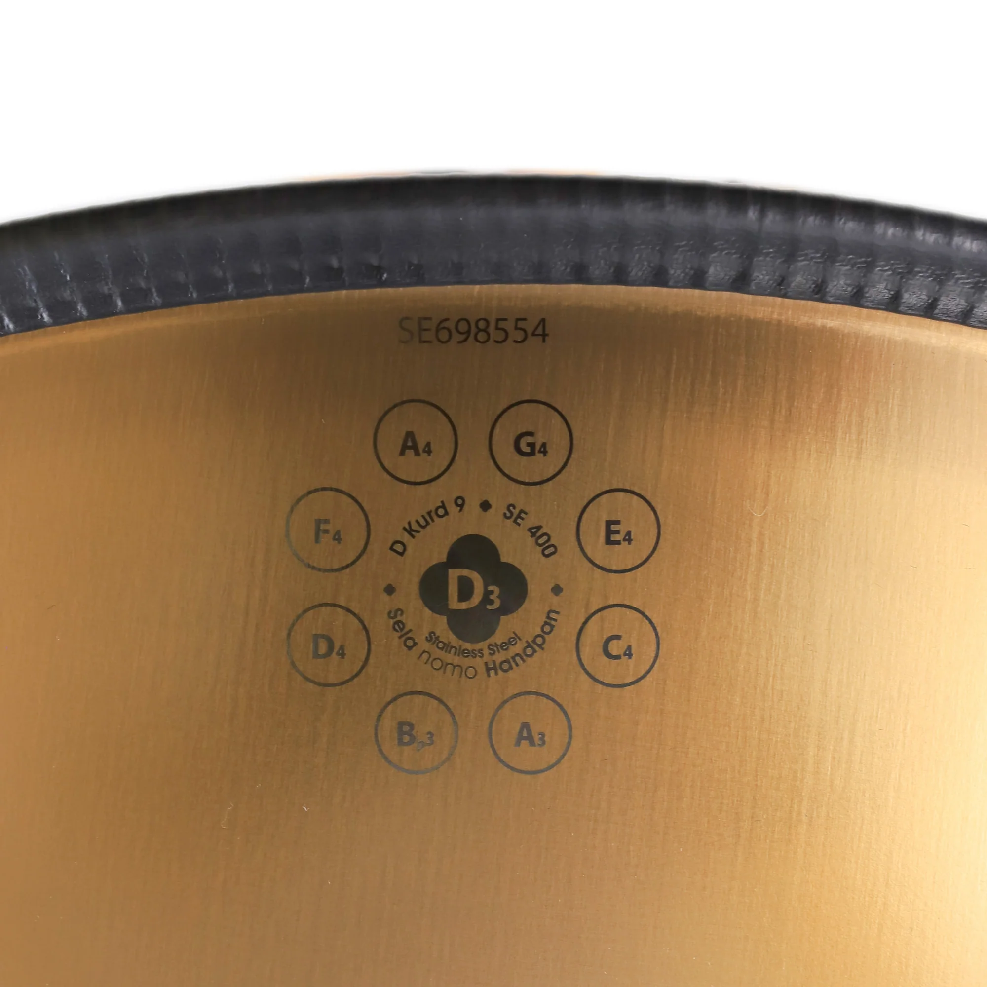 SELA Nomo Handpan D Kurd 9 - Stainless Steel