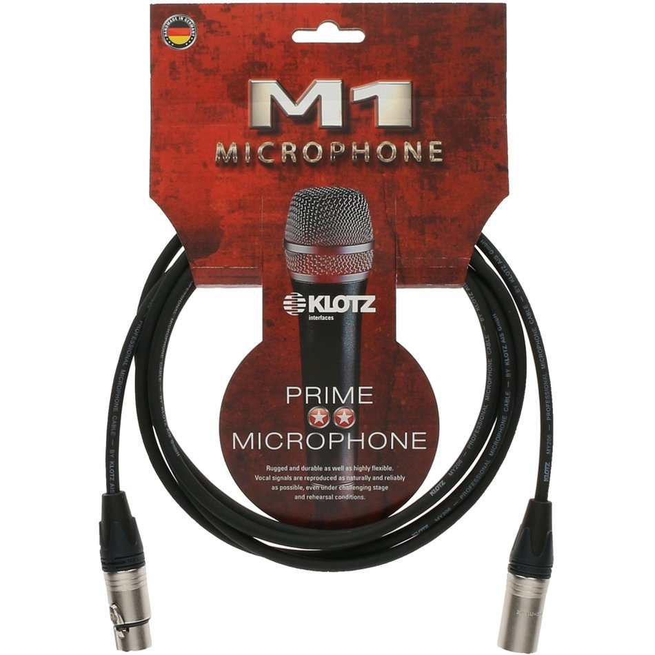 KLOTZ M1FM1N0500 Neutrik XLR Mikrofonkabel 5m