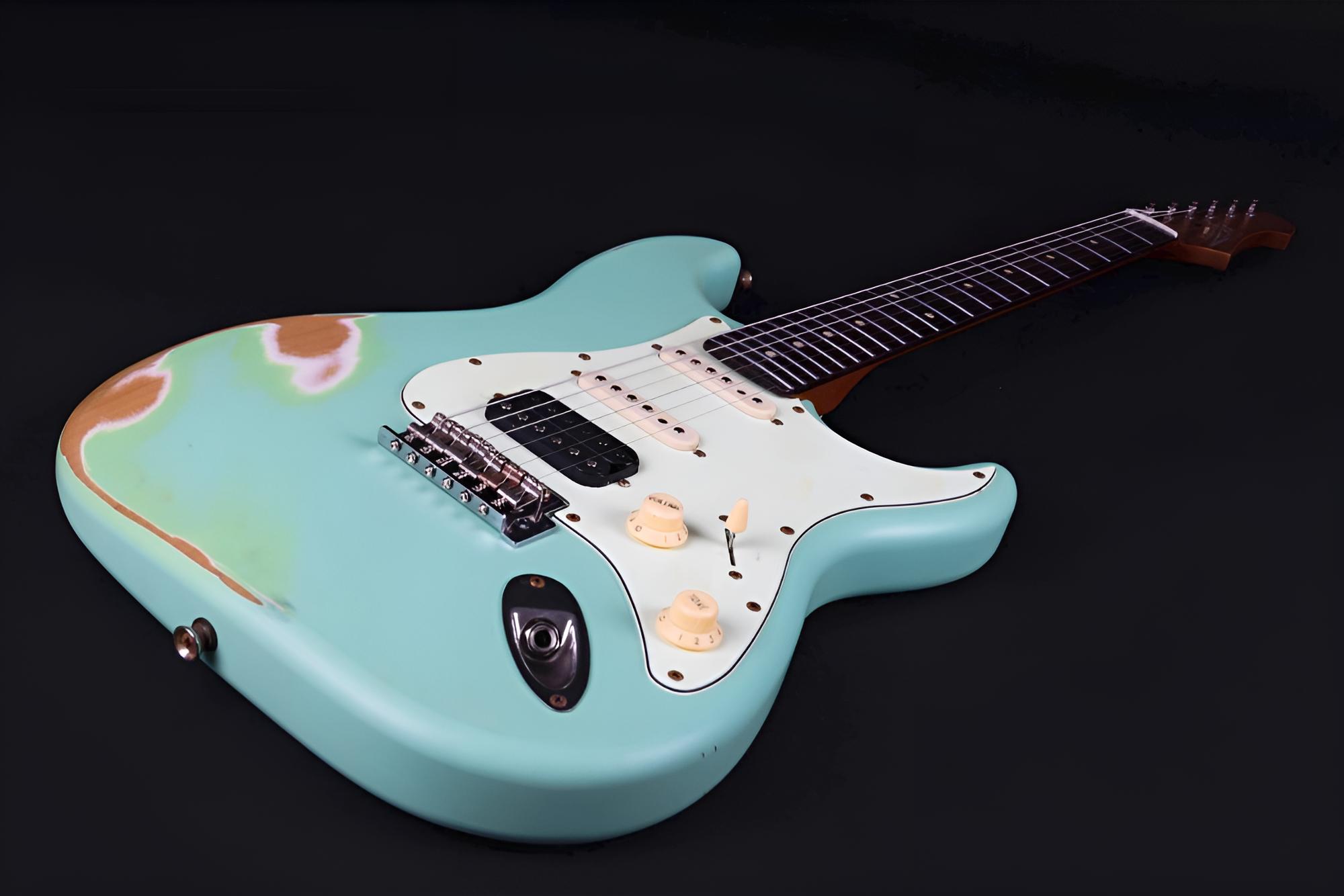 JET Guitars JS400 RSFG Surfgreen Relic E-Gitarre