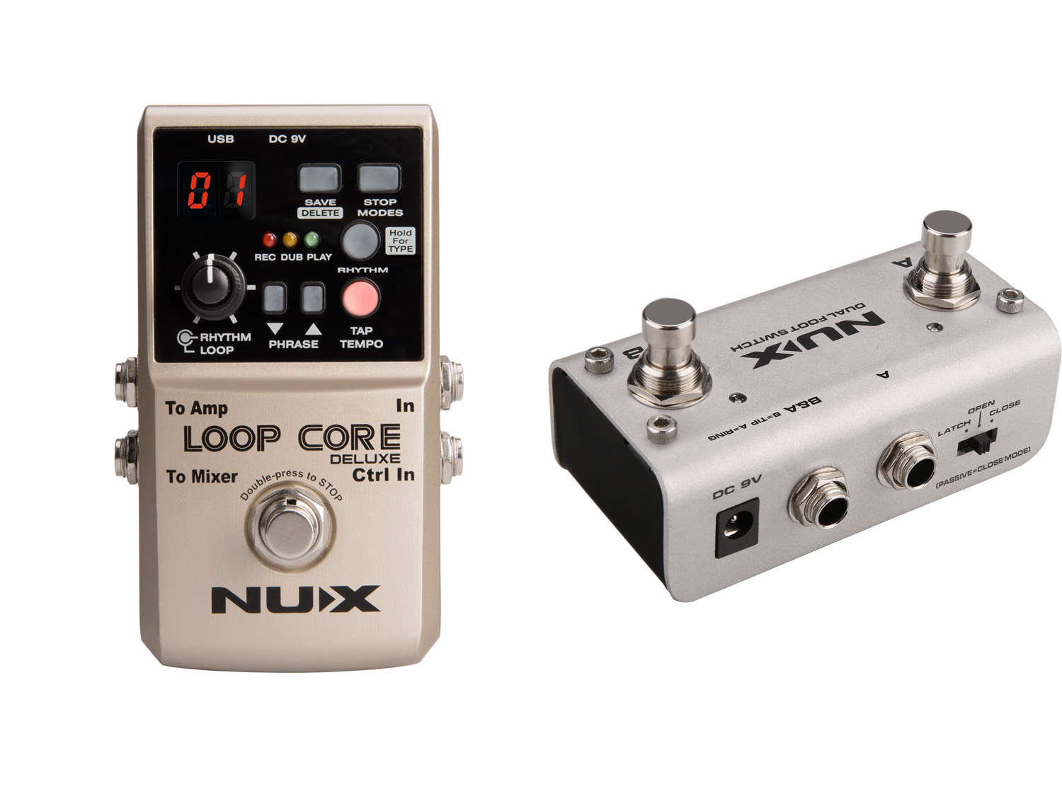 NUX Loop Core Deluxe Bundle - Looper